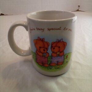 Vintage 1980's Avon Mug You're Beary Special To Me 4"